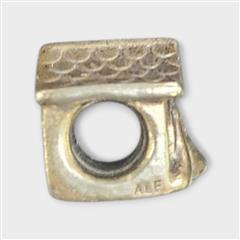 Pandora Dog House Charm Sterling Silver Red Enamel Heart ALE 925